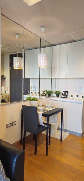 room interior and kitchen of The Lumpini 24