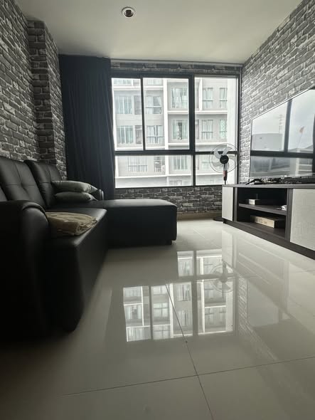 living room of The President Condo Sukhumvit 81