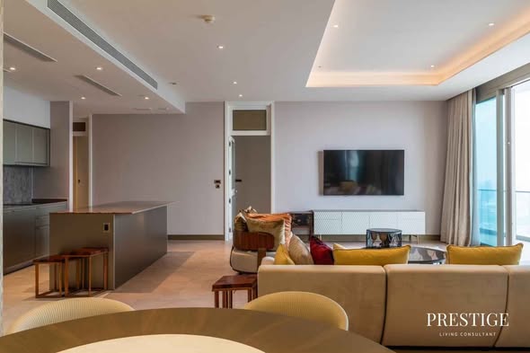 living room of The Residences at Mandarin Oriental Bangkok