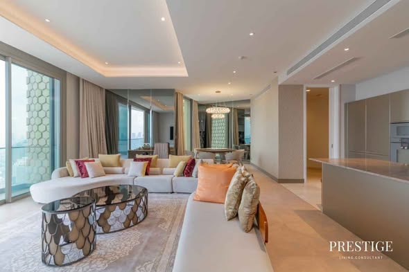 living room of The Residences at Mandarin Oriental Bangkok