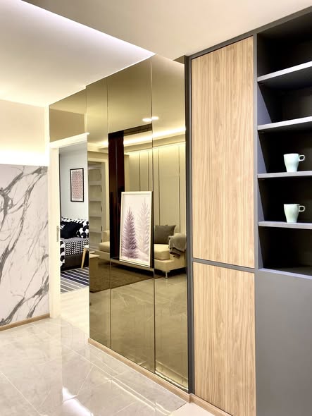 room interior and bathroom of VTARA36 Condominium