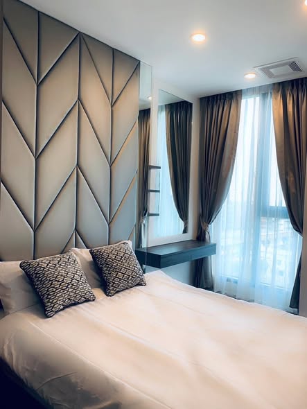 bedroom of Whizdom Essence Sukhumvit วิสซ์ดอม เอสเซ้นส์ สุขุมวิท
