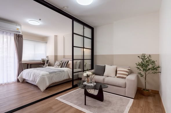 bedroom and room interior of ป.ธนาทาวเวอร์2