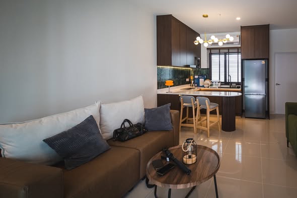 living room of พลีโน่ สุขุมวิท-บางนา 3 Pleno Sukhumvit-Bangna 3
