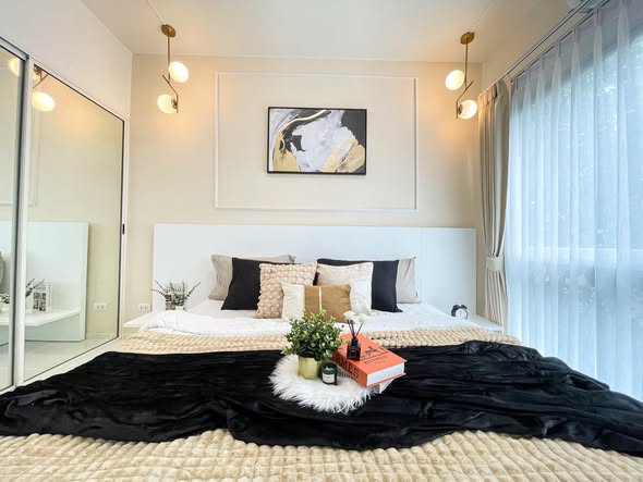 bedroom of A Space ME Sukhumvit 77