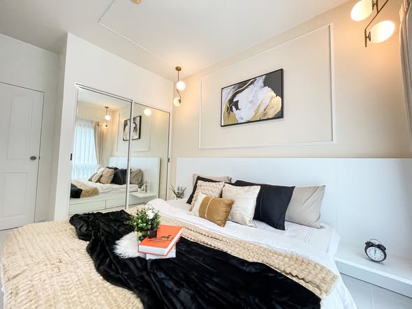 bedroom of A Space ME Sukhumvit 77