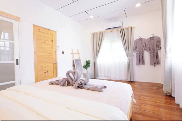 bedroom and room interior of วิลล่า รัชดา