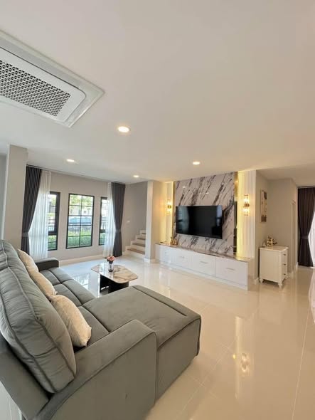 living room and bedroom of Centro Bangna
