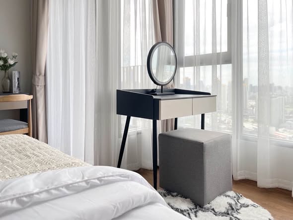 bedroom and living room of CLOUD Thonglor-Phetchaburi