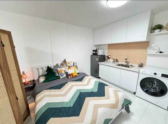 bedroom of ซิตี้วิลล่า คอนโด D2