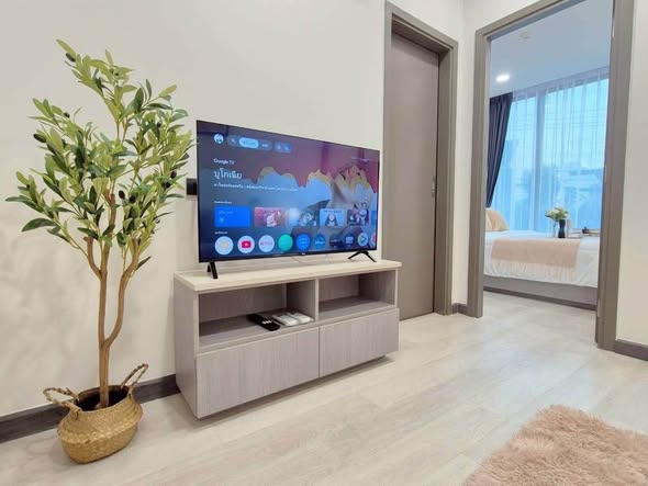 living room and room interior of Groove Vibes Ladprao 18 (กรูฟ ไวบส์ ลาดพร้าว18)