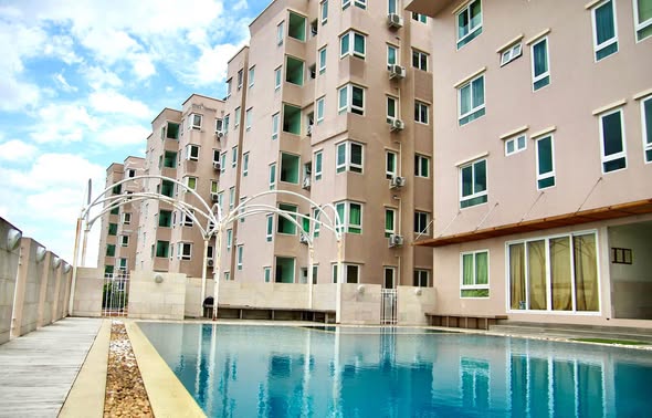 pool of Happy Condo Rachada 18