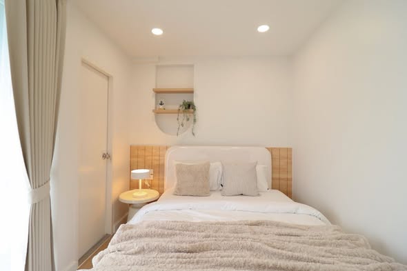 bedroom of i-House Laguna Garden RCA – Building A (Blue)