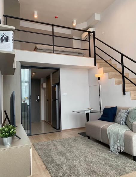 living room of IDEO Rama9 – Asoke