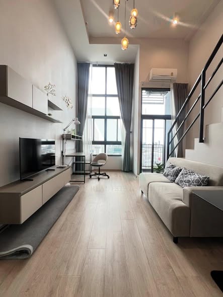 living room of IDEO Rama9 – Asoke