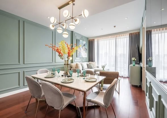 living room and room interior of KHUN by YOO