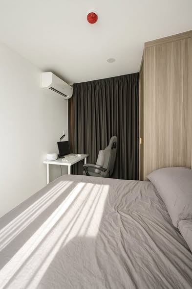 bedroom of KnightsBridge Phaholyothin Interchange