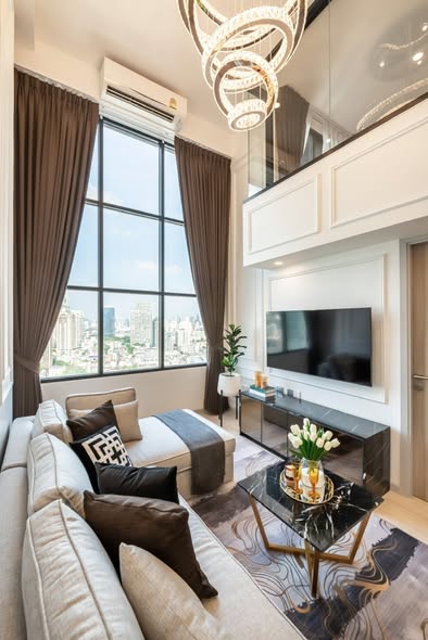 living room of KnightsBridge Prime Sathon