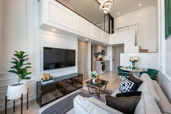 living room of KnightsBridge Prime Sathon