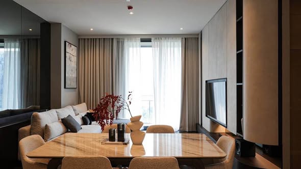 bedroom and living room of LAVIQ Sukhumvit 57