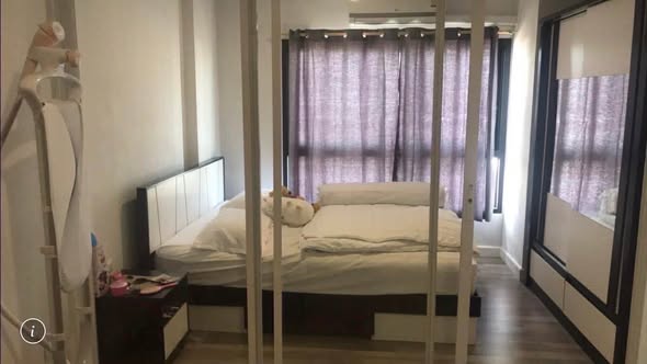 bedroom and room interior of Library Houze Condo