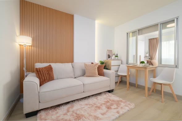 living room of Lumpini Condotown Rattanathibet