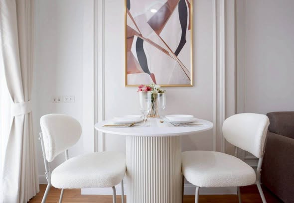 living room and room interior of Lumpini Park Riverside Rama 3