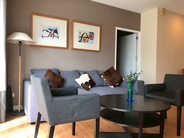 living room and room interior of Noble Remix