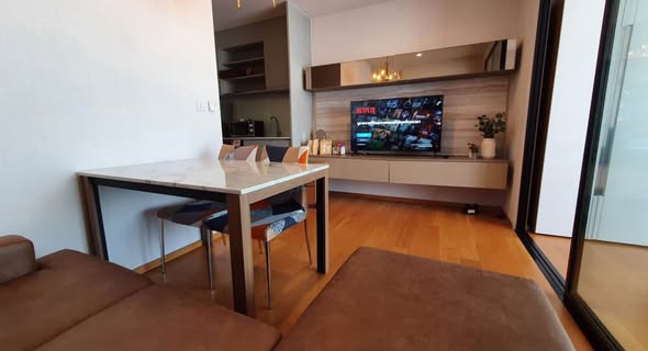 living room and room interior of Noble Revo Silom