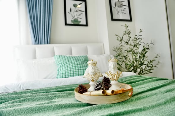 bedroom of Notting Hill Sukhumvit – Phraek Sa