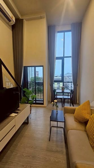 bedroom and living room of Origin Plug&Play Ramkhamhaeng Triple Station