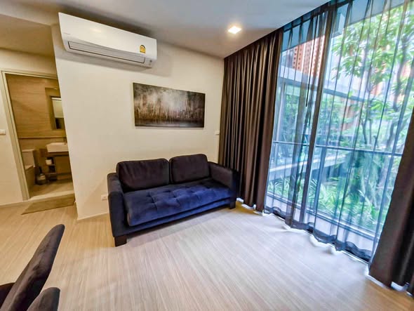living room and bedroom and room interior of Quintara Treehaus Sukhumvit 42