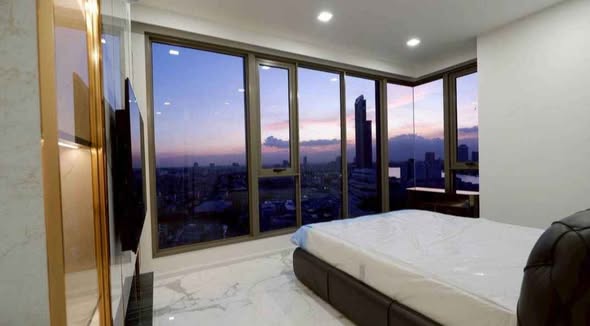 bedroom of Rhythm Charoenkrung Pavillion