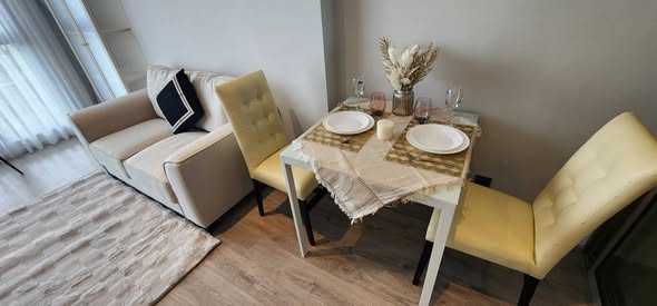 living room and room interior of Rhythm Ekkamai Estate