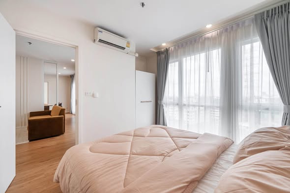 bedroom of The Key Prachachuen