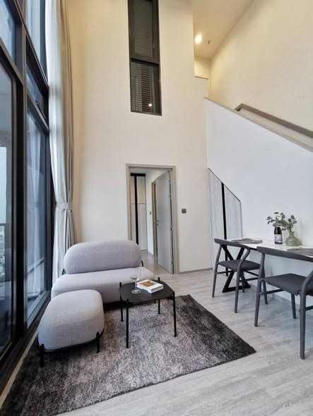 living room of THE LINE Sukhumvit 101