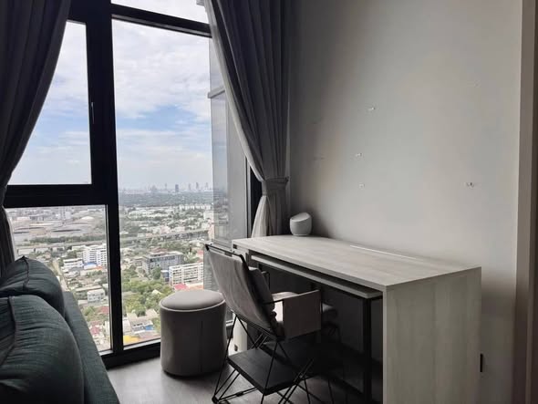 living room and bedroom of THE LINE Sukhumvit 101