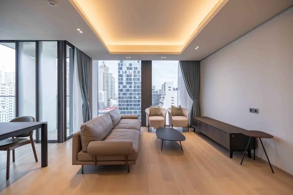 living room of Tonson One Residence ต้นสน วัน เรสซิเดนซ์