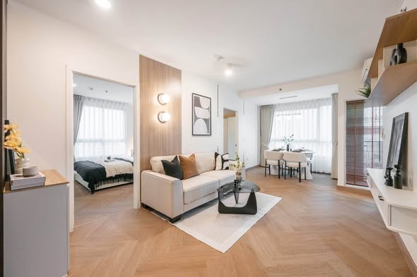 bedroom and living room of U Delight Bangson Station