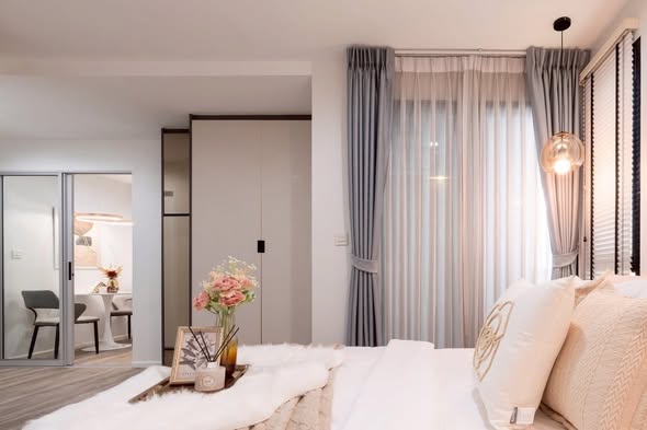 bedroom and room interior of Very Sukhumvit 72 เวรี่ สุขุมวิท 72