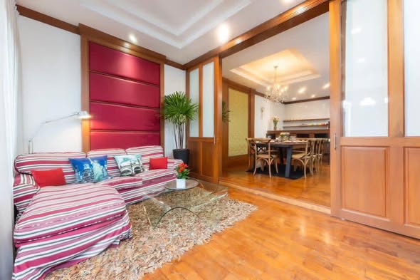 living room and bedroom of 15 Sukhumvit Residences