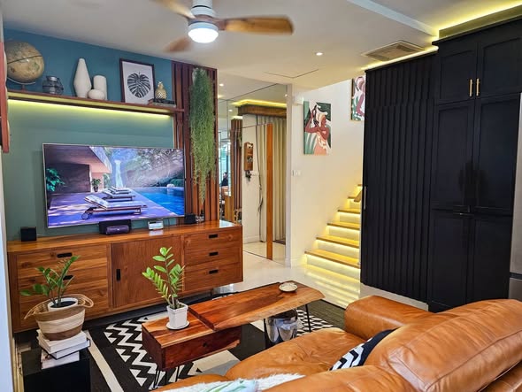 living room and room interior of 1.Areeya Como Primo
