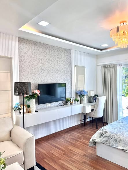 bedroom of บ้านเดี่ยว 2 ชั้น อยู่อาศัย (อุปกรณ์ สาธิตAerodynamics)