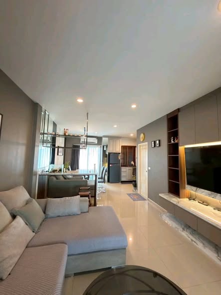 living room and bedroom of ไทม์โฮม 2 สวนหลวง-อ่อนนุช