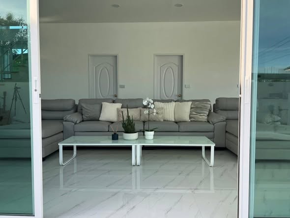 living room and room interior of บ้านหล่าหลา ทาวน์โฮม 2ชั้น