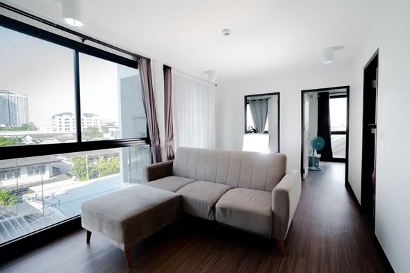 bedroom and living room and room interior of ชาโตว์ อินทาวน์ รัชดา 20-2