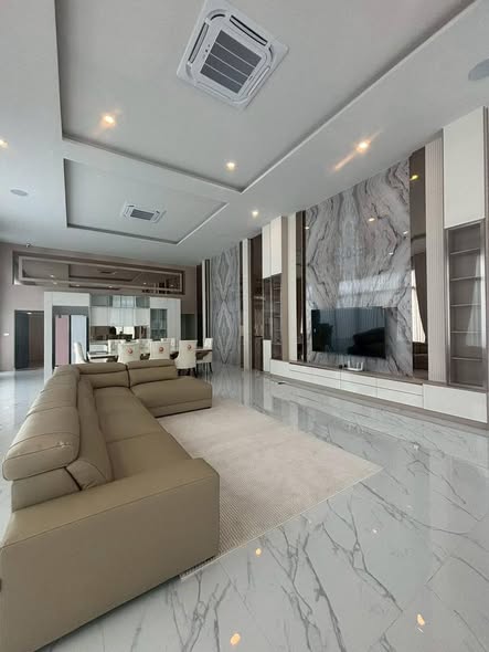 living room of พูลวิลล่ารังสิต ริมน้ำ คลอง4 RiverFront PoolVilla Rangsit Klong4