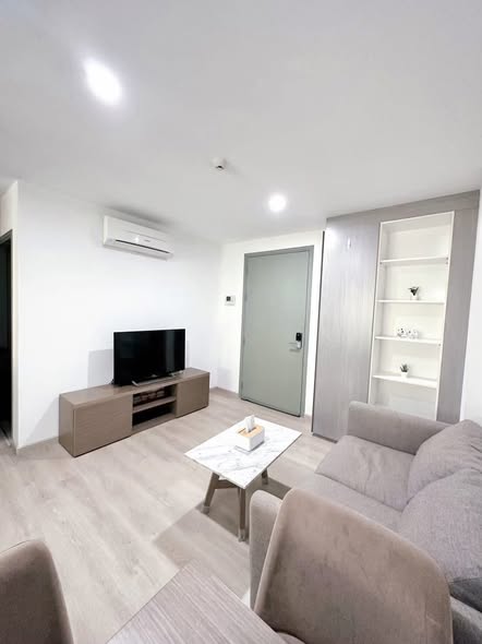 living room and bedroom of ดี เมมโมเรีย พหลโยธิน 8