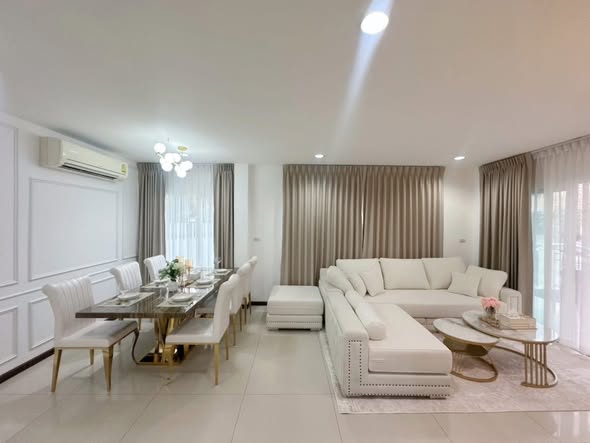 bedroom and living room and room interior of ซื่อตรง เจ็มส์/โคซี่/พรีเมี่ยม – บางบัวทอง 340 (Suetrong Gems/Cozy/Premium Bangbuathong 340)