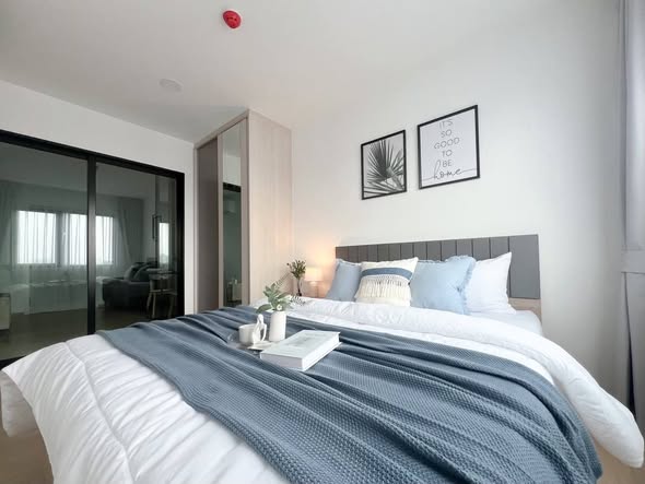 bedroom of ชีวาทัย ฮอลล์มาร์ค ลาดพร้าว – โชคชัย 4 (เฟส 2)